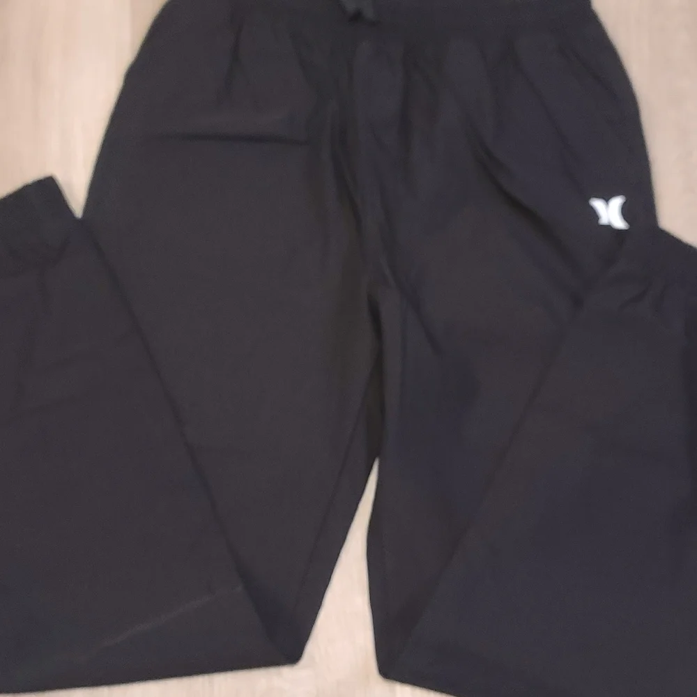 Boys Black Hurley Sweatpants Size 14/16 - Picture 2 of 6